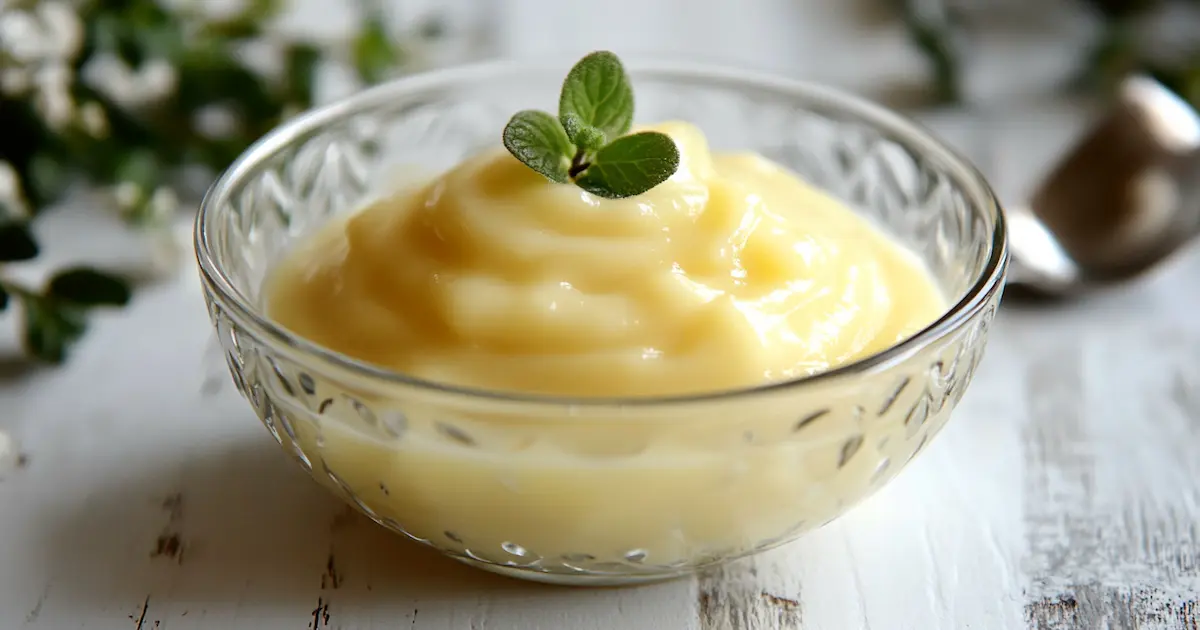 Homemade pudding