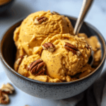Pumpkin Pecan Frozen Yogurt Recipe – Healthy Fall Dessert