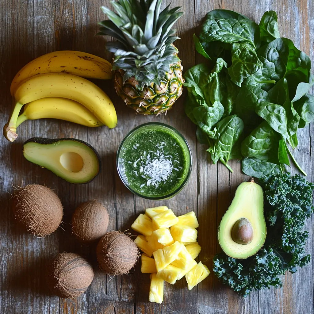electric-green-detox-smoothie-ingredients.webp Ingredients for Electric Green Detox Smoothie
