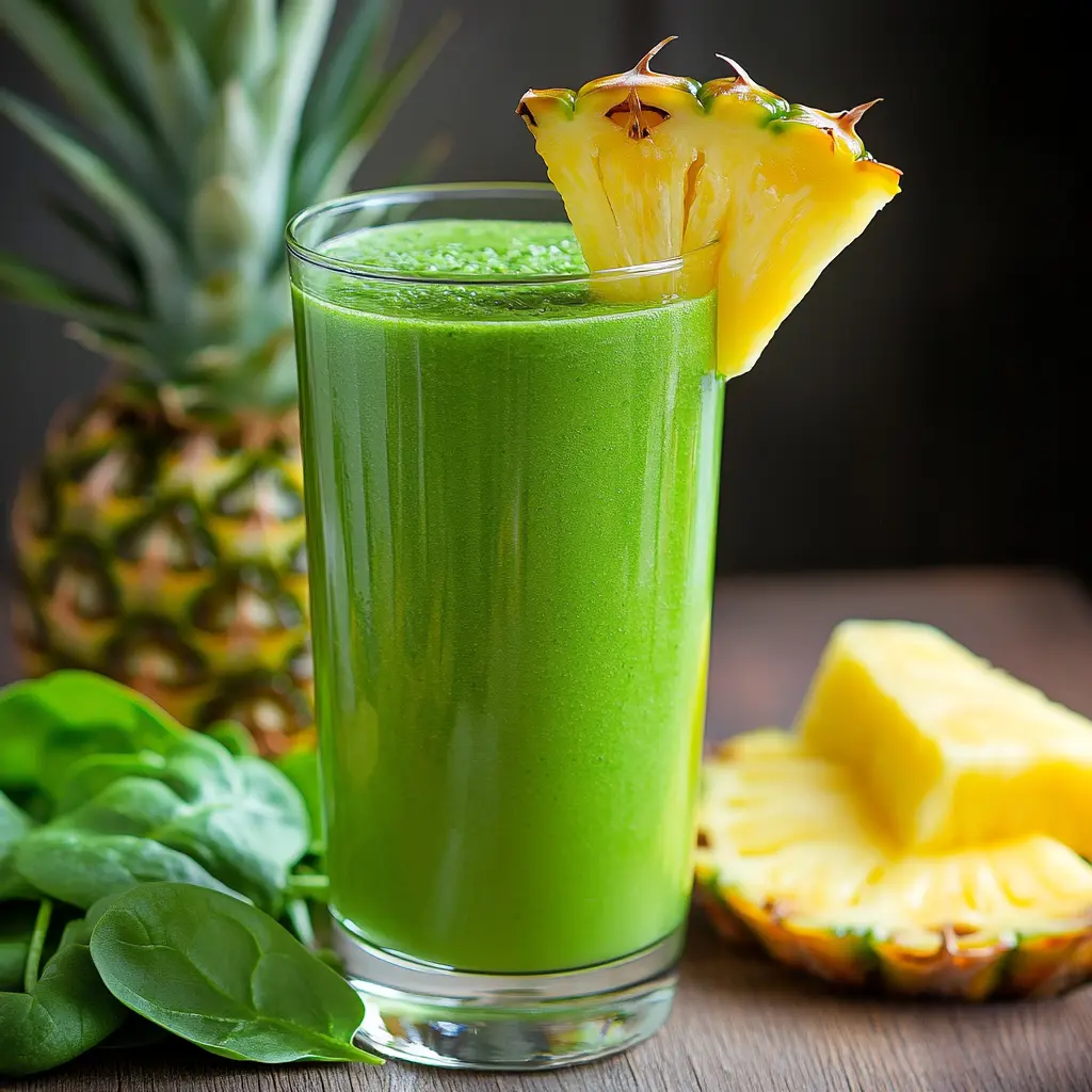 Electric Green Detox Smoothie Recipe