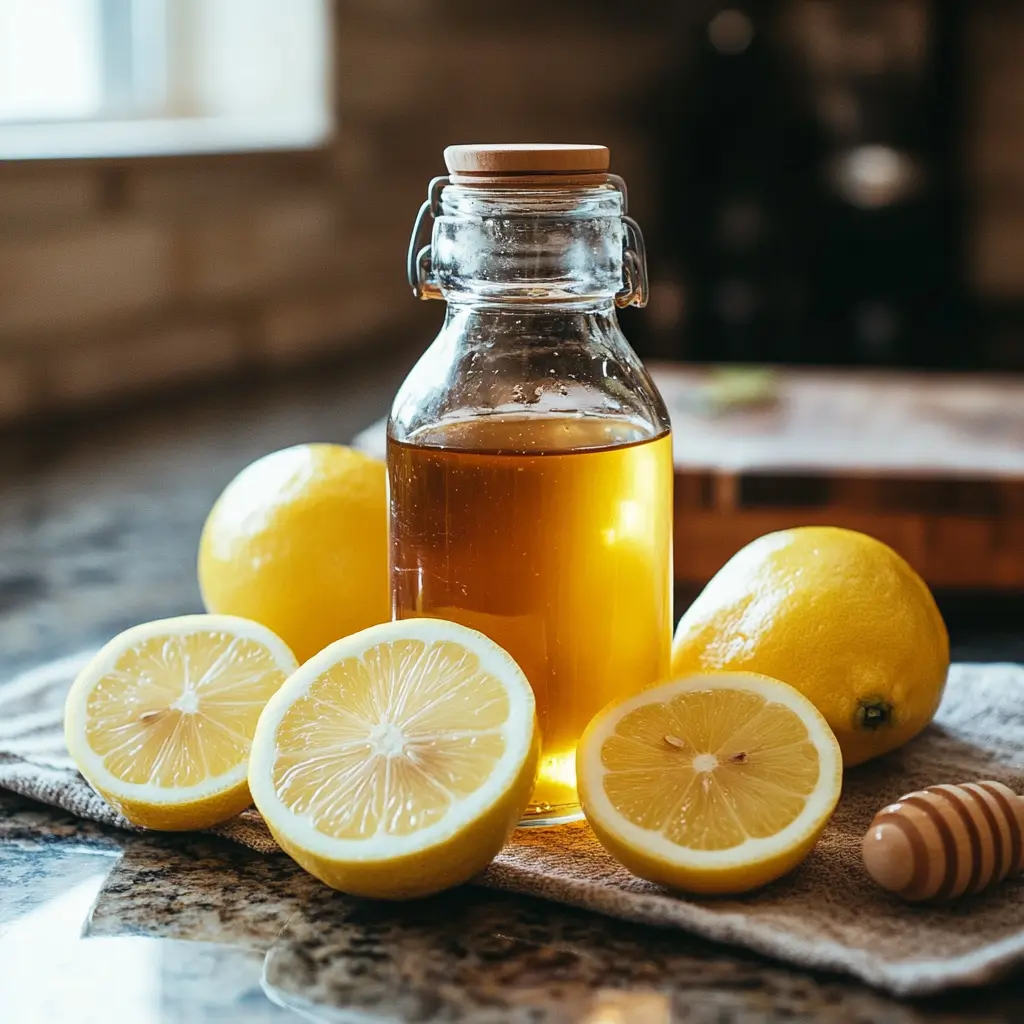 Ingredients for Brazilian Mounjaro Recipe with Apple Cider Vinegar